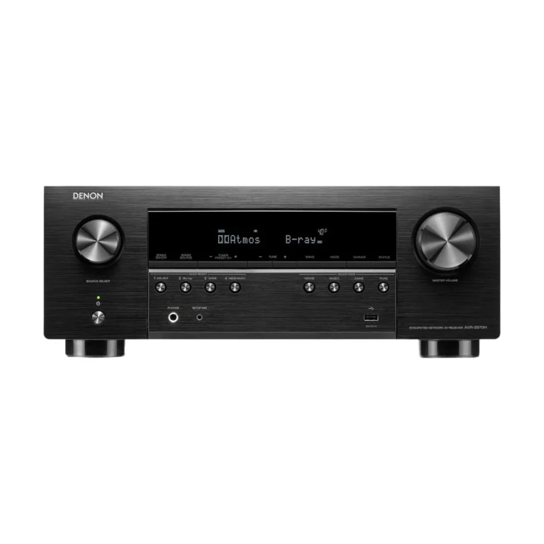 Denon AVR-X3800H 9.4-channel 8K AV receiver, front view
