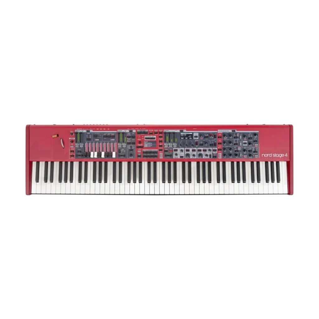 Nord Stage 4 88-key fully weighted stage keyboard, front view